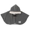 Warm Baby Poncho Outer Cloak Coat Cold Protection Children Kids Baby Hooded Reliable Made In Japan Brand Gauge [Draco] (Low Cable)