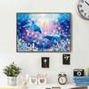 Diamantbroderi Tecknad Diamantmålning Hel rund Korsstygn Delfin Diamant Mosaik Bilder Strass