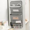 Wall Hanging Multi-layer Sundry Storage Bag with Free Hooks Durable Foldable 2/3 Layers Space-saving Dorm Bedroom Closet Organizer