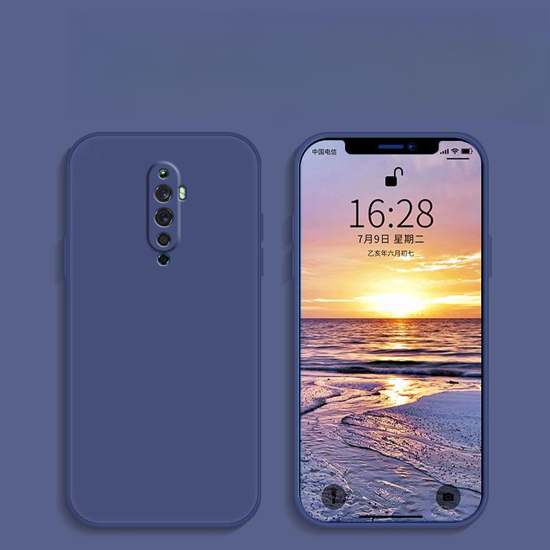 Applicable To Opporeno5k Mobile Phone Case Protection Case Liquid Soft Silicone Full-inclusive Anti-fall Case for Men and Women