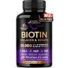 Biotin, Kollagen, Hyaluronsyra och Keratin Hårtillväxt 180 Kapslar