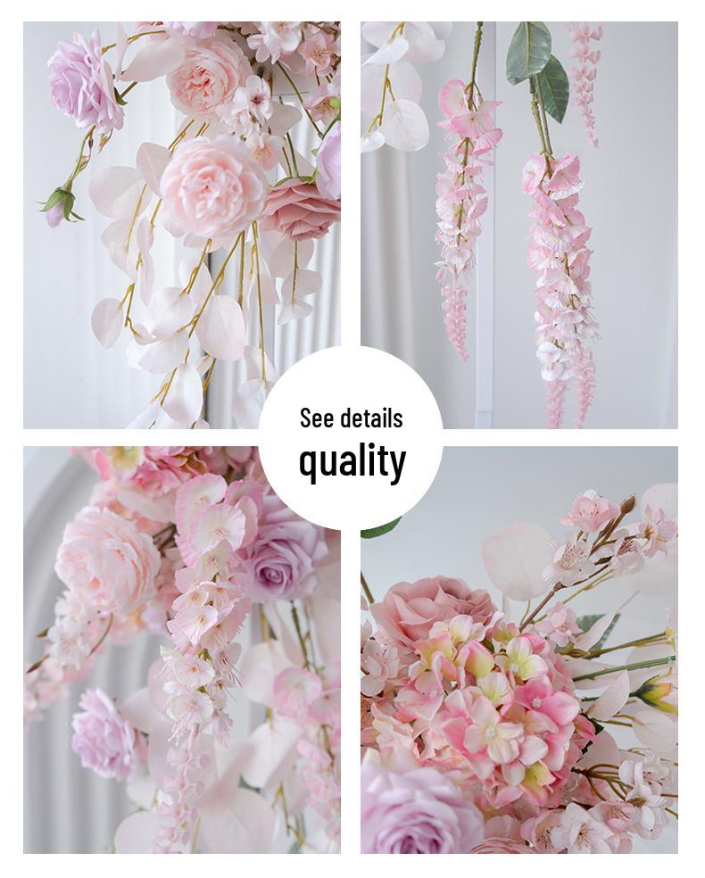 Autumn Pink Artificial Floral Arrangements for Weddings, Birthdays, Banquets, and Events