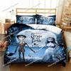 Love Film d'animation Les Noces Funèbres Ensemble de literie SimpleJumeau King Housse de couette Décoration de chambre à coucher Housse de couette Housse de coussin