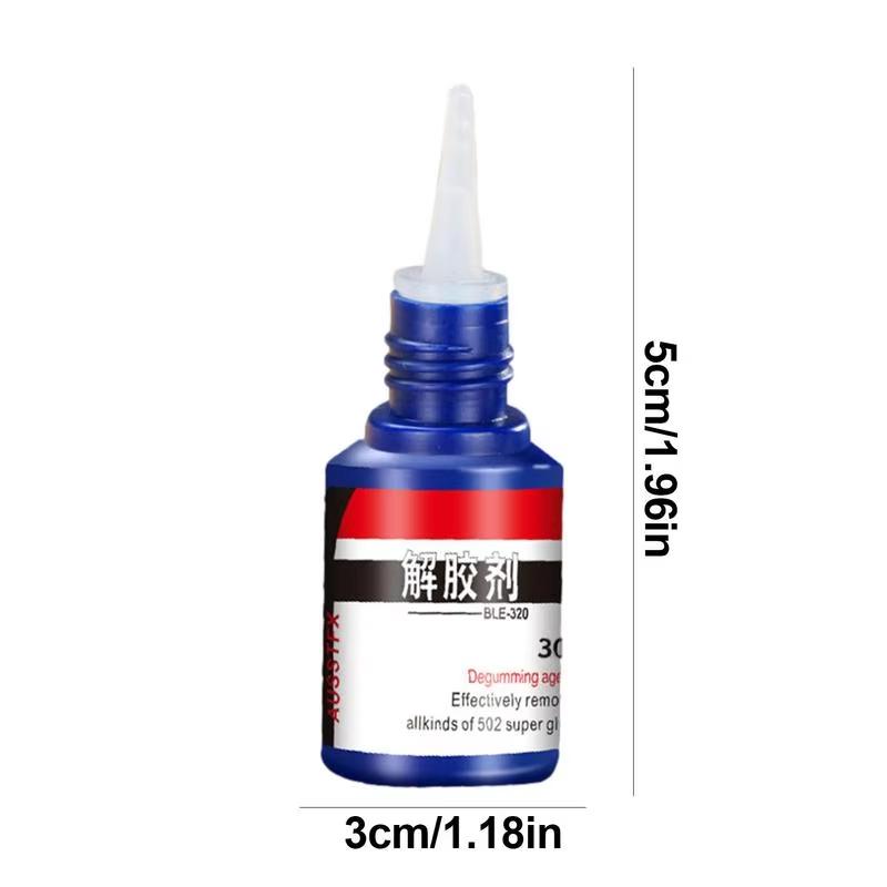 30ml Super Glue Remover Adhesive Multipurpose Superglue Cleaner Debonder for Nail-free Adhesives, Quick-drying Adhesive,etc.