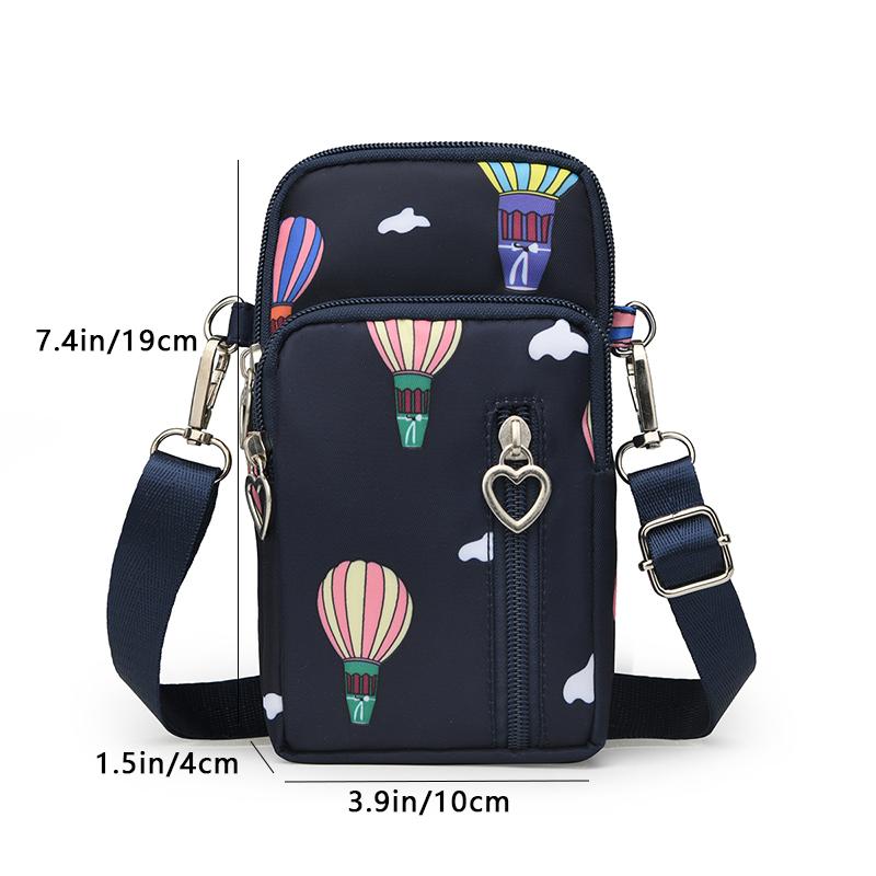 Multi-layer Mobile Phone Bag, Waterproof Cross-body Shoulder Bag, Running and Sports Arm Bag, Mobile Phone Bag
