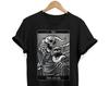 The Devil Tarot Card Shirt, Skeletons Snake Graphic Tee, Goth Style Gifts