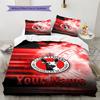 Name Custom Club Tijuana Logo Pattern Bedding Set Quilt Cover Pillowcase Home Decor Gift (1 * Duvet Cover + 2 * Pillowcase, Without Core)