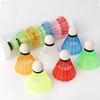 12 Pcs/Set Badminton Ball Plastic Badminton Ball Yellow White Student Nylon Badminton Ball Foam Balls Leisure Sport Games