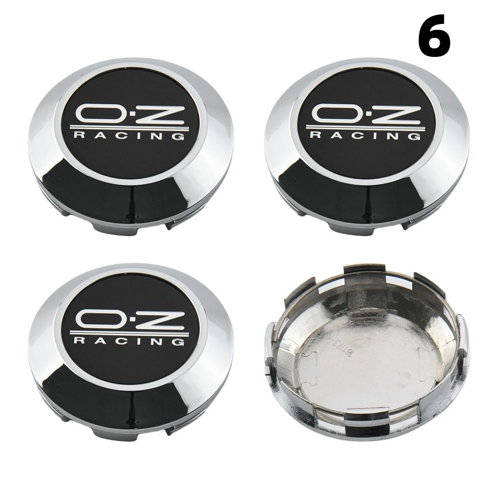1Set/4PCS OD 76MM / ID 72MM Cap For Rims OZ Logo Wheel Center Cap Sport Car Wheel Cover Hub Caps