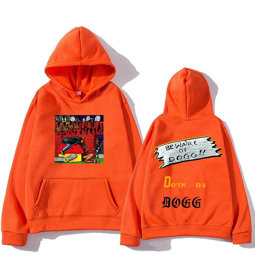 Beware of Dogg Hoodie SnoopDogg Funko Pop Comfortable Sweatshirts Graphic Printing Punk Clothes Ropa Hombre Retro Hoody