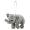 [COLORATA] Colorata Plush Mascot Asian Elephant (Realistic Wild AnimalChain Included) Cute Animal Keychain Doll Gift Present (Twice Checked) 