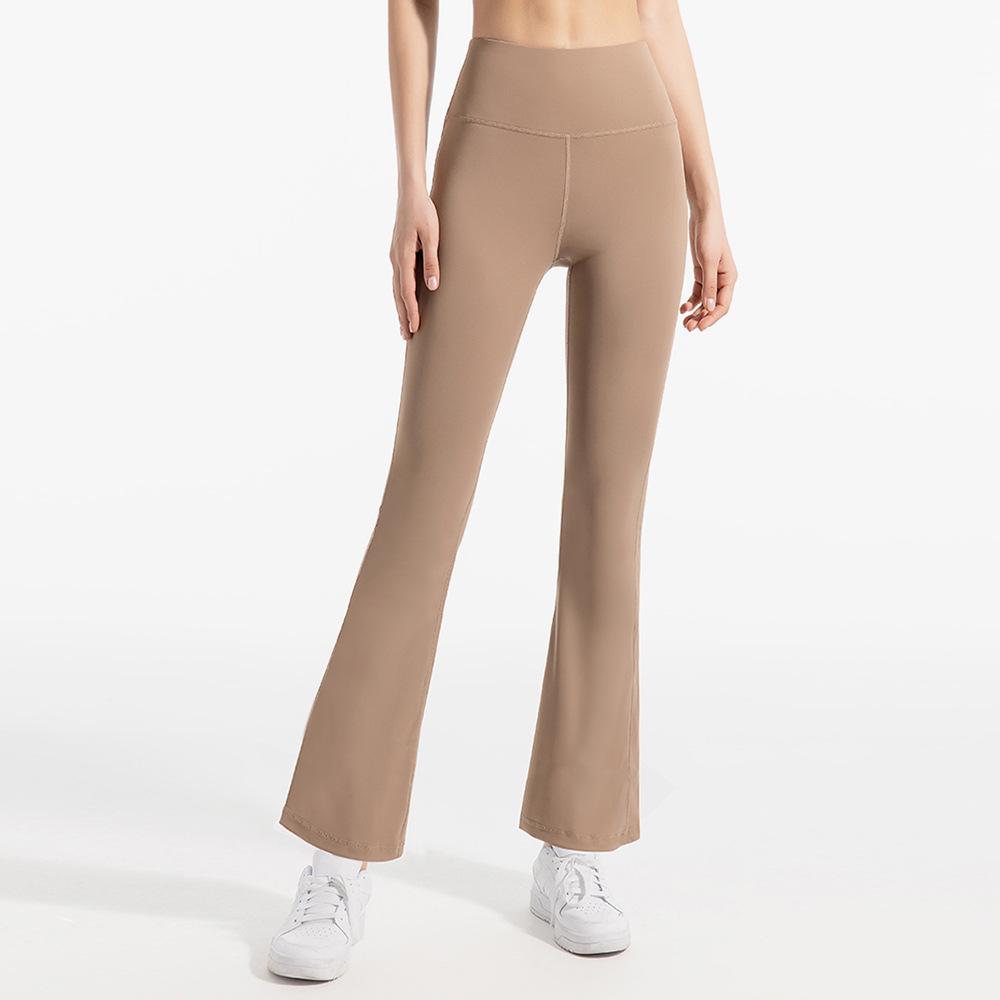 Notting High Waist Breathable Flared Yoga Pants for Women - Hip Lifting, Quick Dry, Wide Leg, High Elastic, Slim Fit