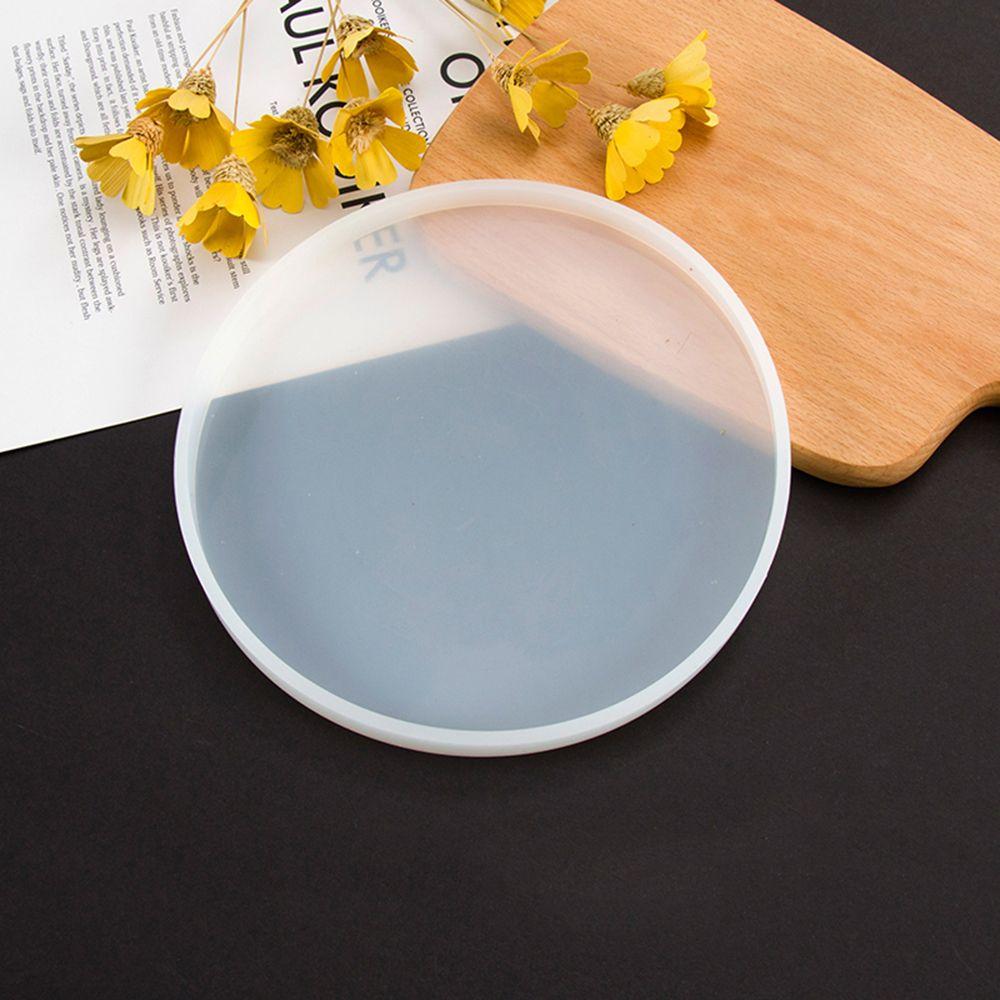 Tasse Mad Silicone Pendentif Agate Dessous de Verre Moule Fabrication de Bijoux Moule Rond Résine Époxy Moules de Coulée