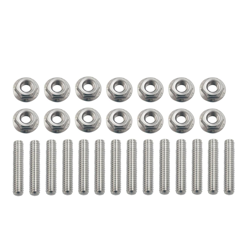BBC VENTILKÅPSPINNBULTAR ROSTFRITT KIT Ersättning för CHEVY 396 402 427 454 502 BIG BLOCK