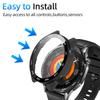 Case for Huawei Watch GT 5/GT5 Pro 46mm Tempered Glass Screen Protector&Hard PC Protective Bumper Huawei GT5 Cover Accessories
