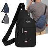 Trendy Men's Nylon Crossbody Chest Bag - Casual Single Shoulder Messenger Style