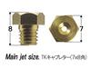 SHFIT UP Motorcycle Goods Carburetor Main Jet Set TK Carburetor 7x8 Hex 800002-MD-10