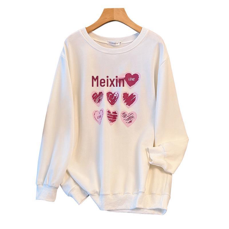 Loose Fit Autumn Hoodie, Large Size: 200-350 Jin, Bust: 150/160/170
