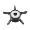 Avail Star Drag for ABU Morrum Ultra Mag Black ZX, Right-Hand Handle, (sd_ab_zxum_blk)