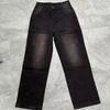 GMXIA Vintage Mode Casual Raka Ben Vida Ben Byxor Damjeans