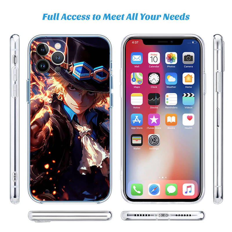 MH122 One Piece Sabo Case for Motorola E7 G6 G7 G8 G9 Plus Power Play G10 G20 G04 E30 E40 E22 E20 E13 E15 G22 G23 G05 G75 G35 G55