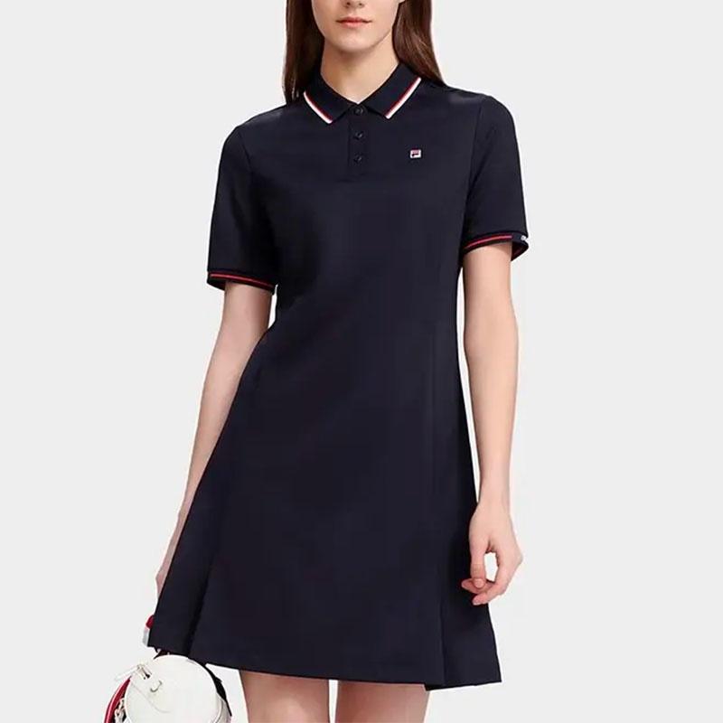 Fila MODERN HERITAGE Short Sleeved Dress Women's Legend Blue F11W321399ANV