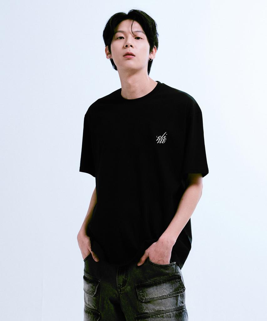 ELIMENO [Set] El Essential 210G Logo Short Sleeve T-Shirt 2-Piece Set