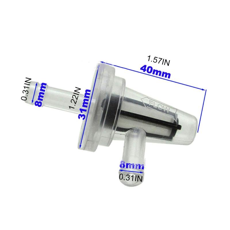 Motorcycle Gasoline Fuel Filter 90 Degree Right Angle Suitable for Honda- Yamaha- Suzuki- ATV Quad UTV Motocross Scooter