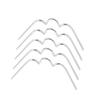 BULLSPANN Motorcycle Fastener Spring Clips Replacement for Round Headlights Universal 5pcs Replacement Parts Accessories Replacement
