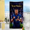 Mbappe Customized Name Beach Towel Quick-Dry Soft Microfiber For Beach Bathroom Outdoor Swimming Pool Camping Picnic Yoga Diving Vacation Accessories