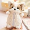 Plush Corgi Pencil Case Large Capacity Stationery Box Creative Animal Stationery Organizer for Pens Pencils Erasers