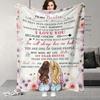 Best Friend Friendship Themed Floral Patchwork Blanket Warm and Soft English Quote Design Suitable for Bedrooms Living Rooms