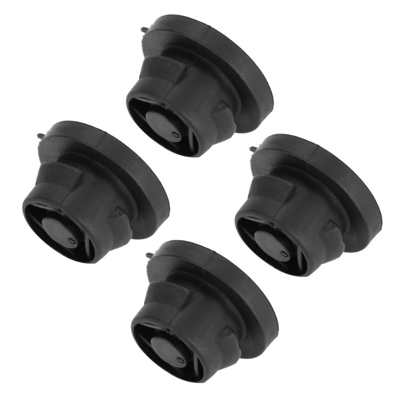Rubber Air Filter Holder Inserts Grommet Mounting Improved Sealing For 206 207 307 308 1007 Black Automotive Parts 2pcs