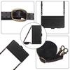 Leather Wallet Flip Case For iPhone 17 16 15 14 13 12 11 Pro Max Air 8 7 Plus X XS XR SE 2020 2022 16e 17e Zipper Pocket, Crossbody Strap and Wristlet