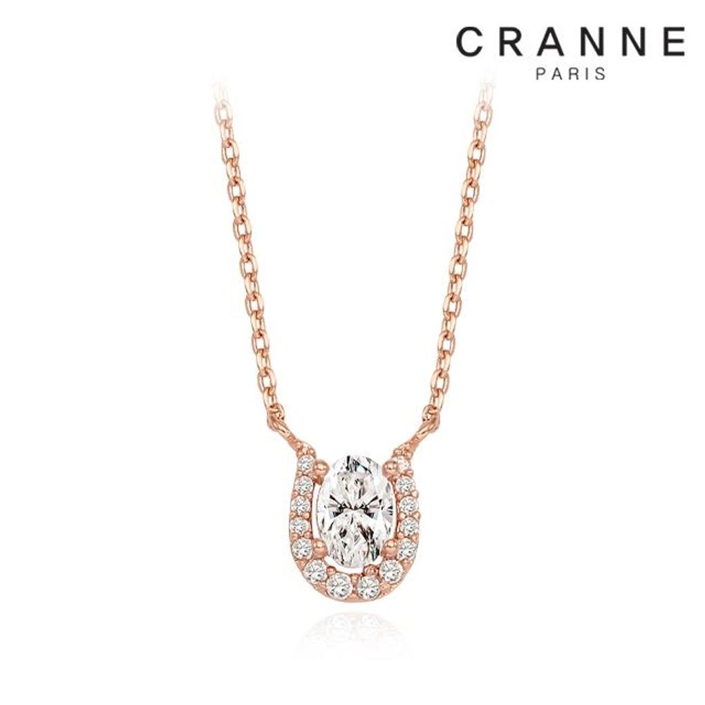 One-Point Cubic Necklace C24NB115