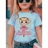 Ballerina Cappuccina Girls T-Shirt Italian Brainrot Funny Child T-Shirts Summer Fashion Short Sleeve Tops for Kids Cute Clothing