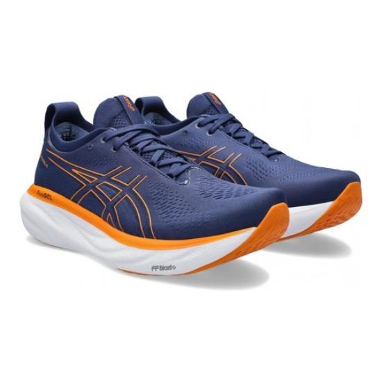 Asics Гель Nimbus 25 Глибокий Океан Яскраво-Помаранчевий 1011B547-403