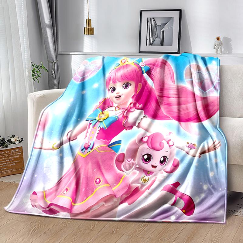 1pc Blanket Catch! Teenieping Print Design, Lightweight Blanket for Sofa, Bed- Soft &Warm, Gift for All Seasons Like Christmas, Halloween