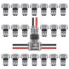 20 Stück T-Form 2-Pin Verdrahtungsstecker Auto Stecker Abzweigleitung Stecker 36V 9A