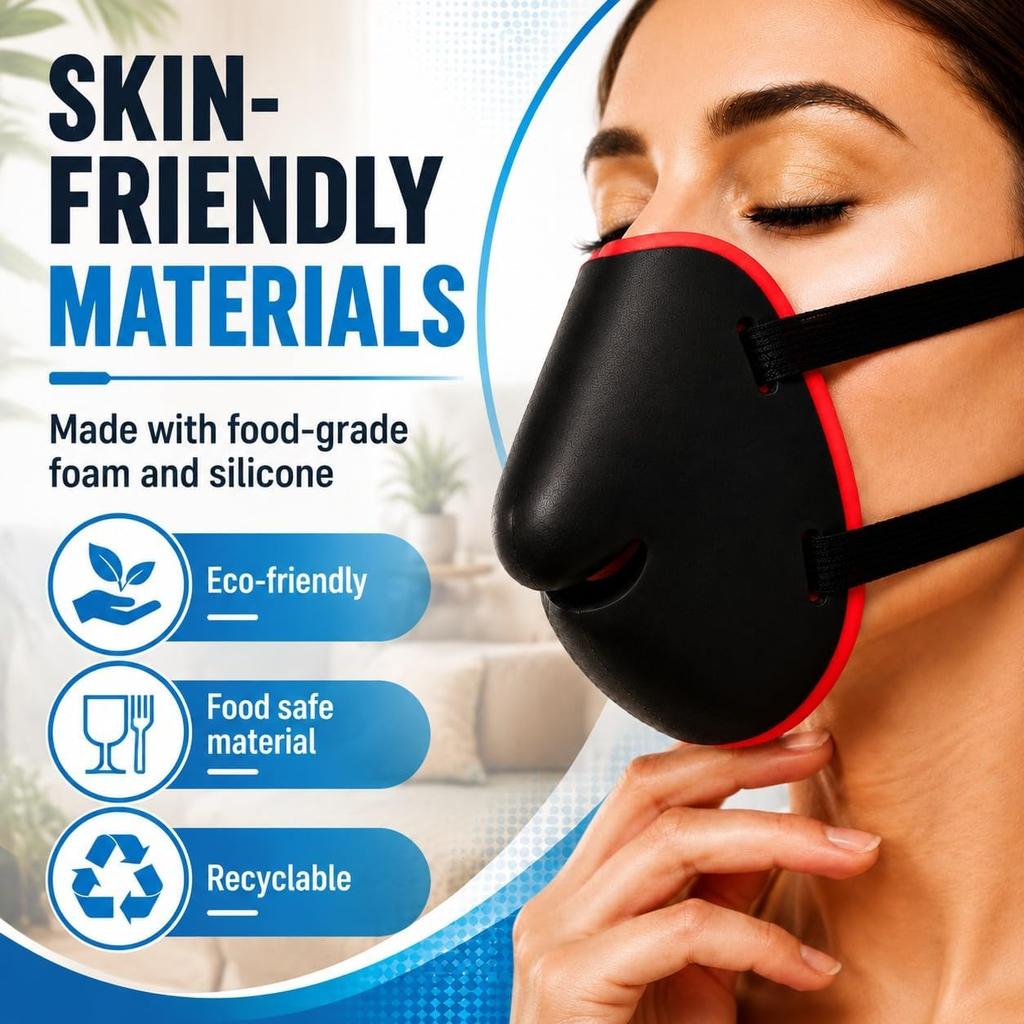Tilcare Vocal Sound Dampening Mask For Singers   Adjustable Strap
