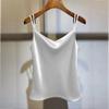 Design Sense V-neck Camisole Summer New Vest, Plus Size Women's Sleeveless Top Base Shirt Solid Color Suit Inner Layer
