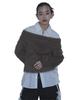 Miette Shaggy Free Charcoal Off-the-Shoulder Knit, REXX1085, Women's, Size,