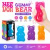 NeeDoh Gummy Bear Squishy Toy Soft Stress Relief Sensory Fidget Squeeze Toy for Kids  Adults Non-Toxic Anxiety Relief Desk Toy