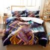 Parure de lit 3D Anime Black Summoner pour lit simple, double, Queen, King size, pour chambre d'enfant et adulte, housse de couette, linge de maison