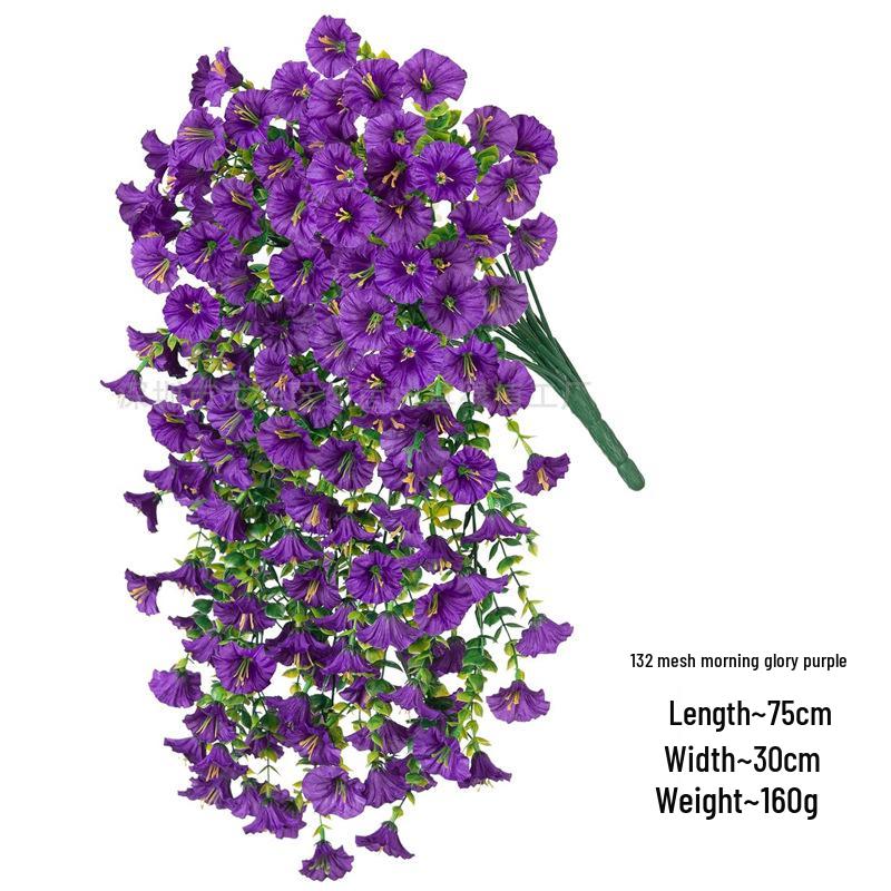 Artificial Violet Eucalyptus Vine Wall Hanging Decoration for Home and Garden