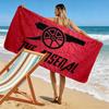 Arsenal Art Print Beach Towel, Large Soft Quick Dry Towel for Beach Camping Swimming
