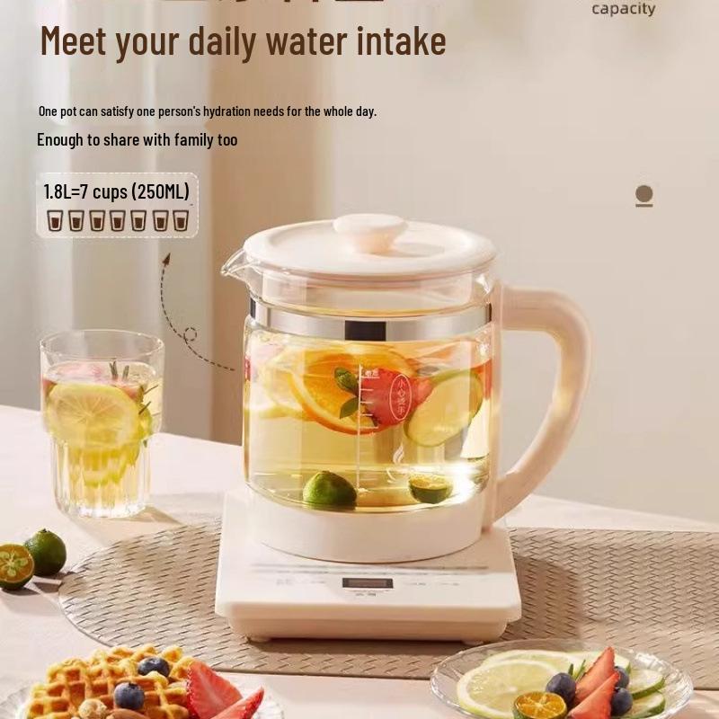 Intelligent Touch Screen Stewing Kettle - Large Capacity for Tea and Decoction