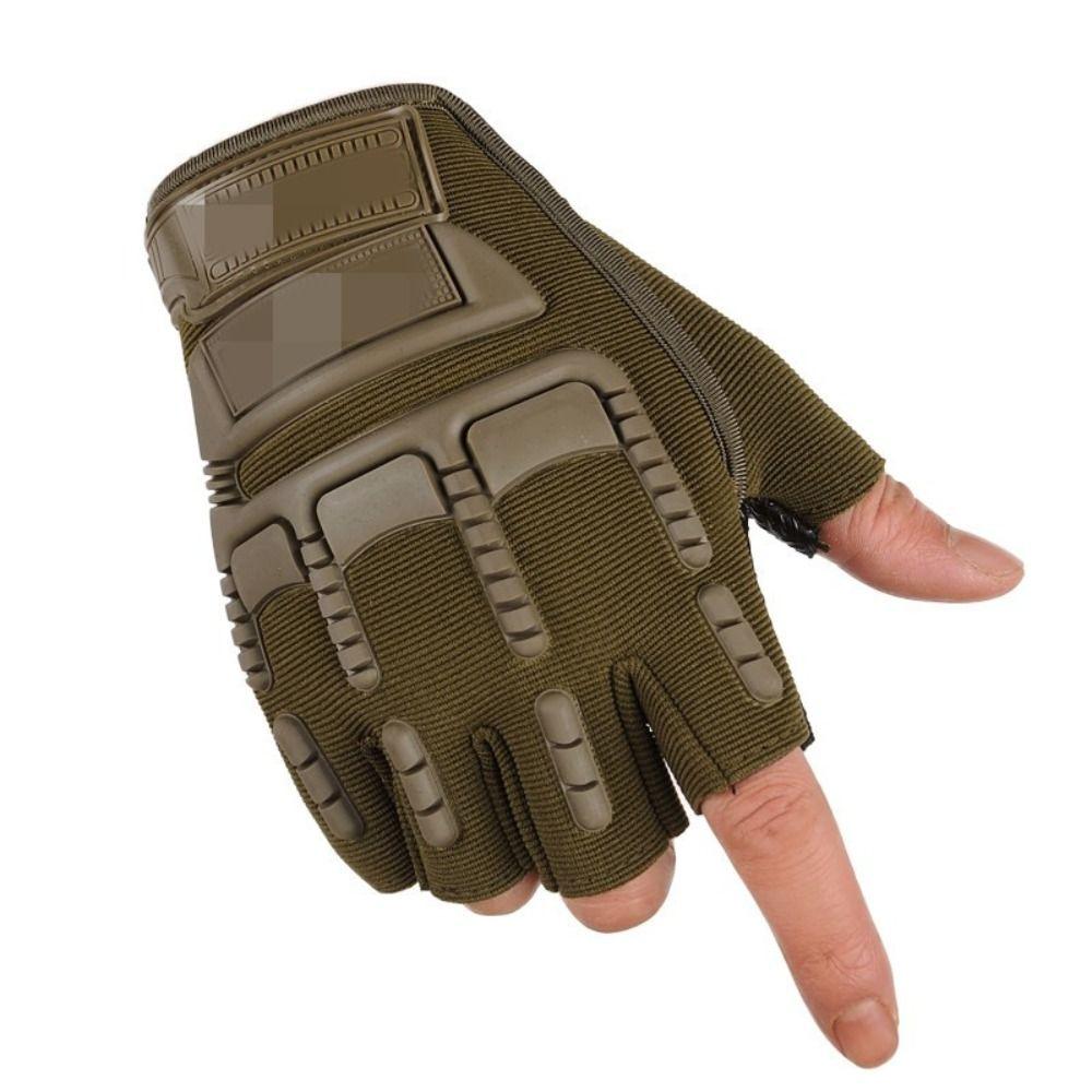Cycling Guantes Slip Resistant Tactics Glove Motorcycle Gloves Half Finger Mittens Men'S Gloves