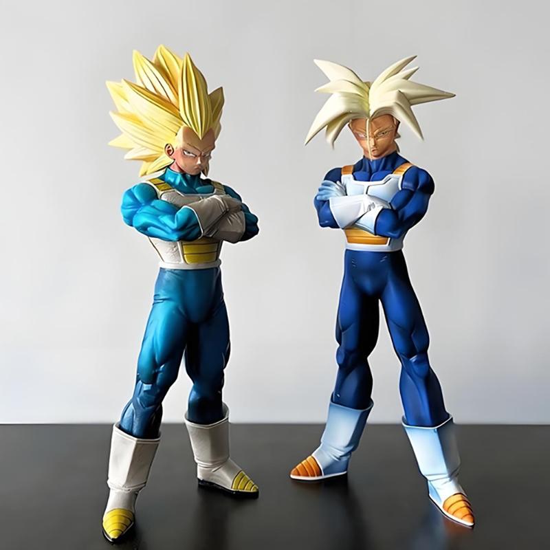 Anime Dragon Ball Z Ssj3 Vegeta Figure Super Saiyan 3 Vegeta Action Figures Trunks Statue Collection Model Toys Gift