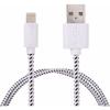 Braided Cable - APPLE - iPhone 6/6S - 1m - USB - Lighting Connector - White